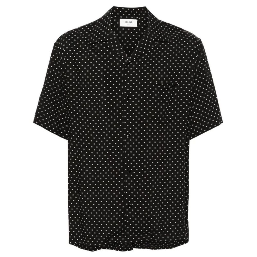 Celine Men Triomphe Viscose Shirt